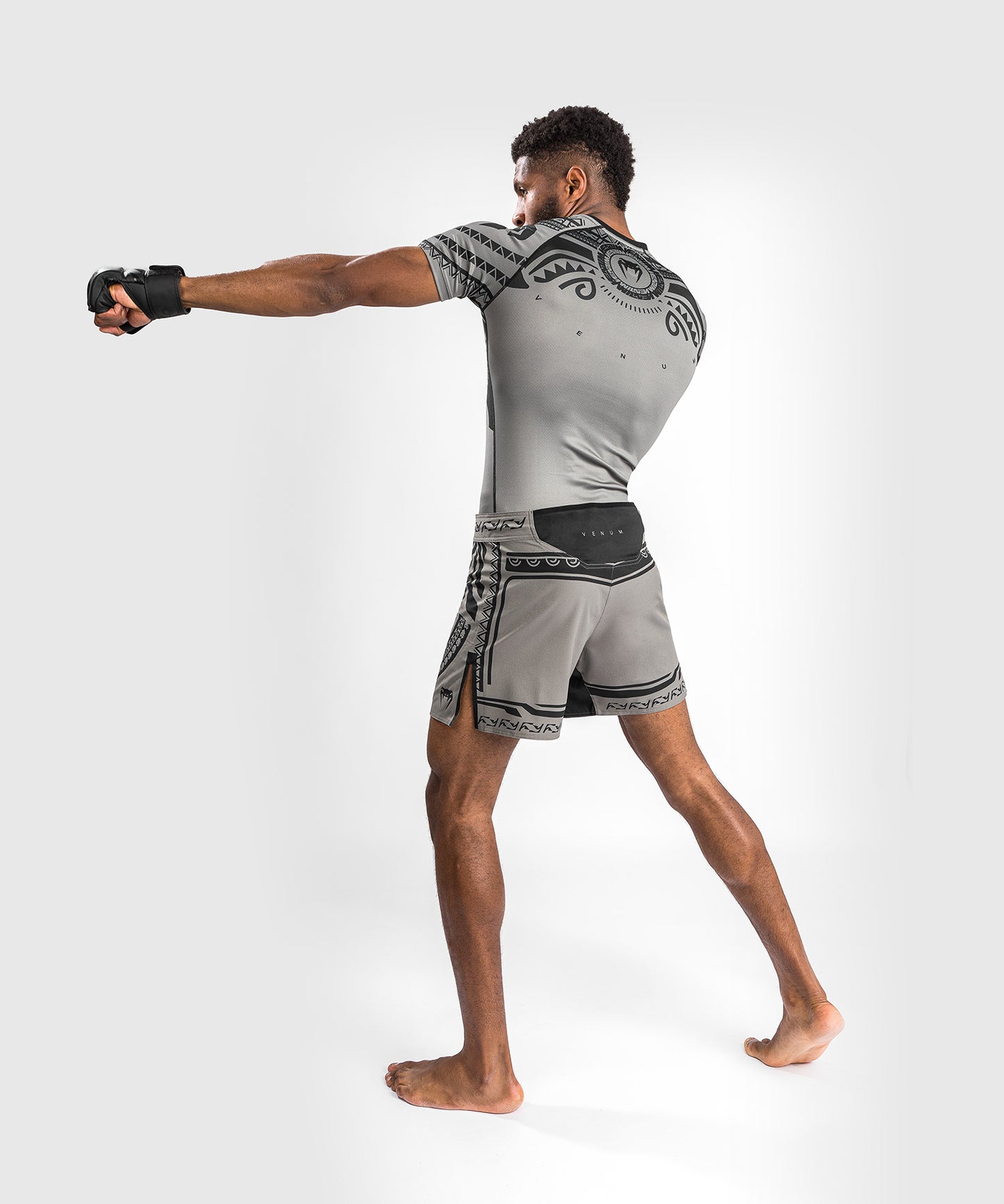 Venum Nakahi Rashguard - Short Sleeves - Grey