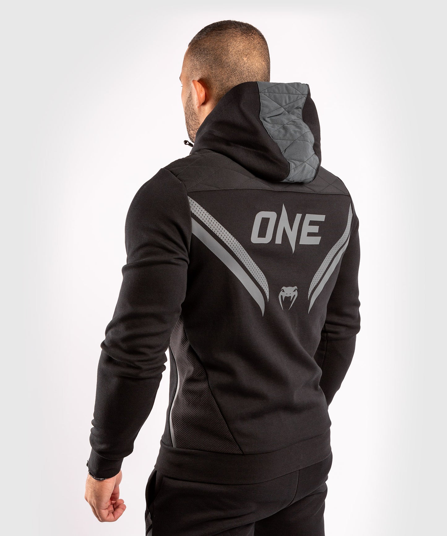 Venum ONE FC Impact Hoodie - Black/Black