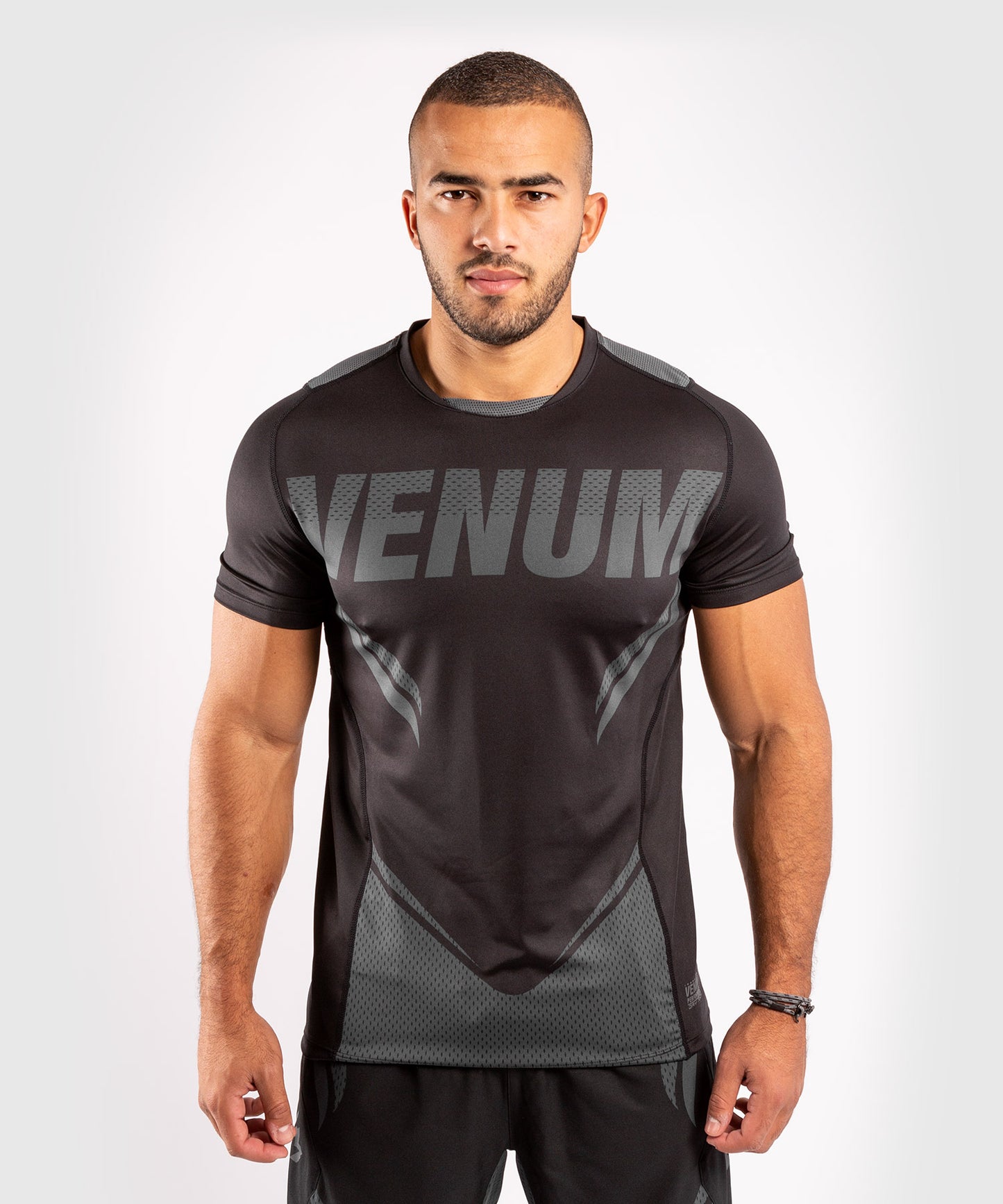Venum ONE FC Impact Dry Tech T-Shirt - Black/Black