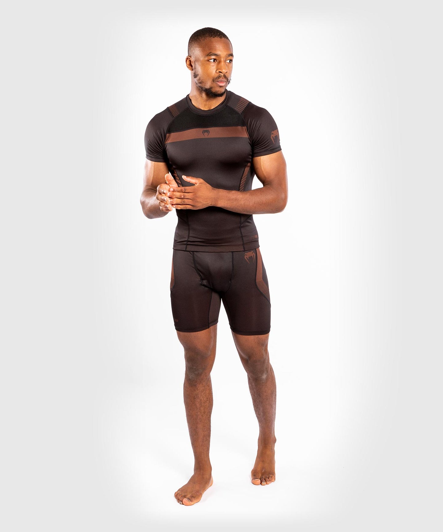 Venum NoGi 3.0 Vale Tudo Shorts - Black/Brown