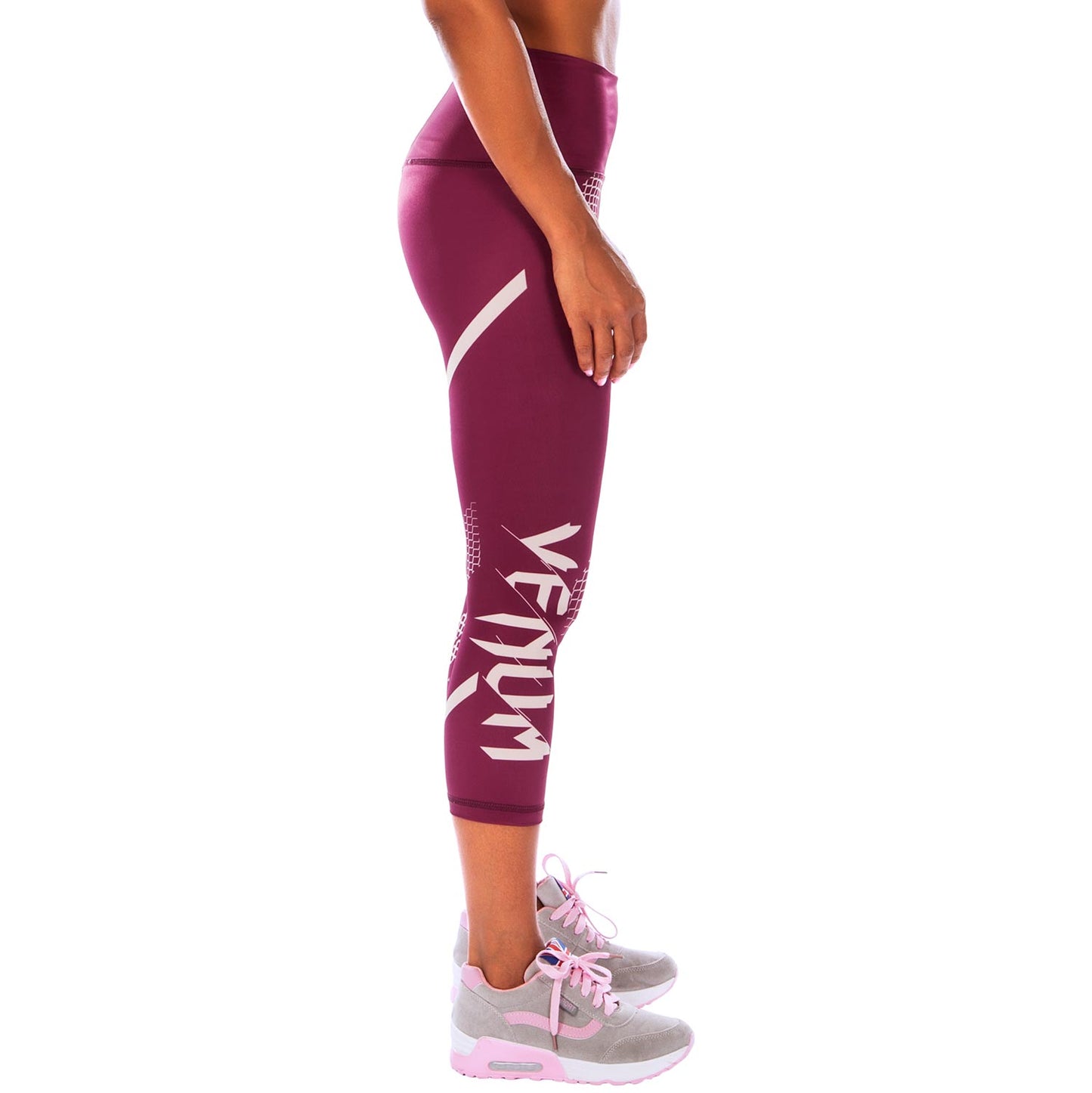 Venum Rapid Cropped Leggings - Plum