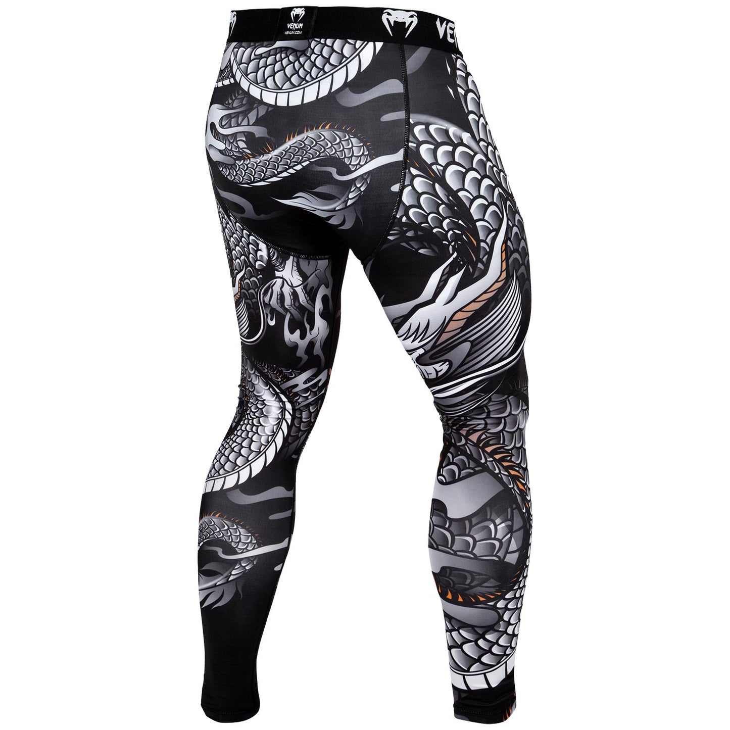Venum Dragon's Flight Compression Tights - Black/White