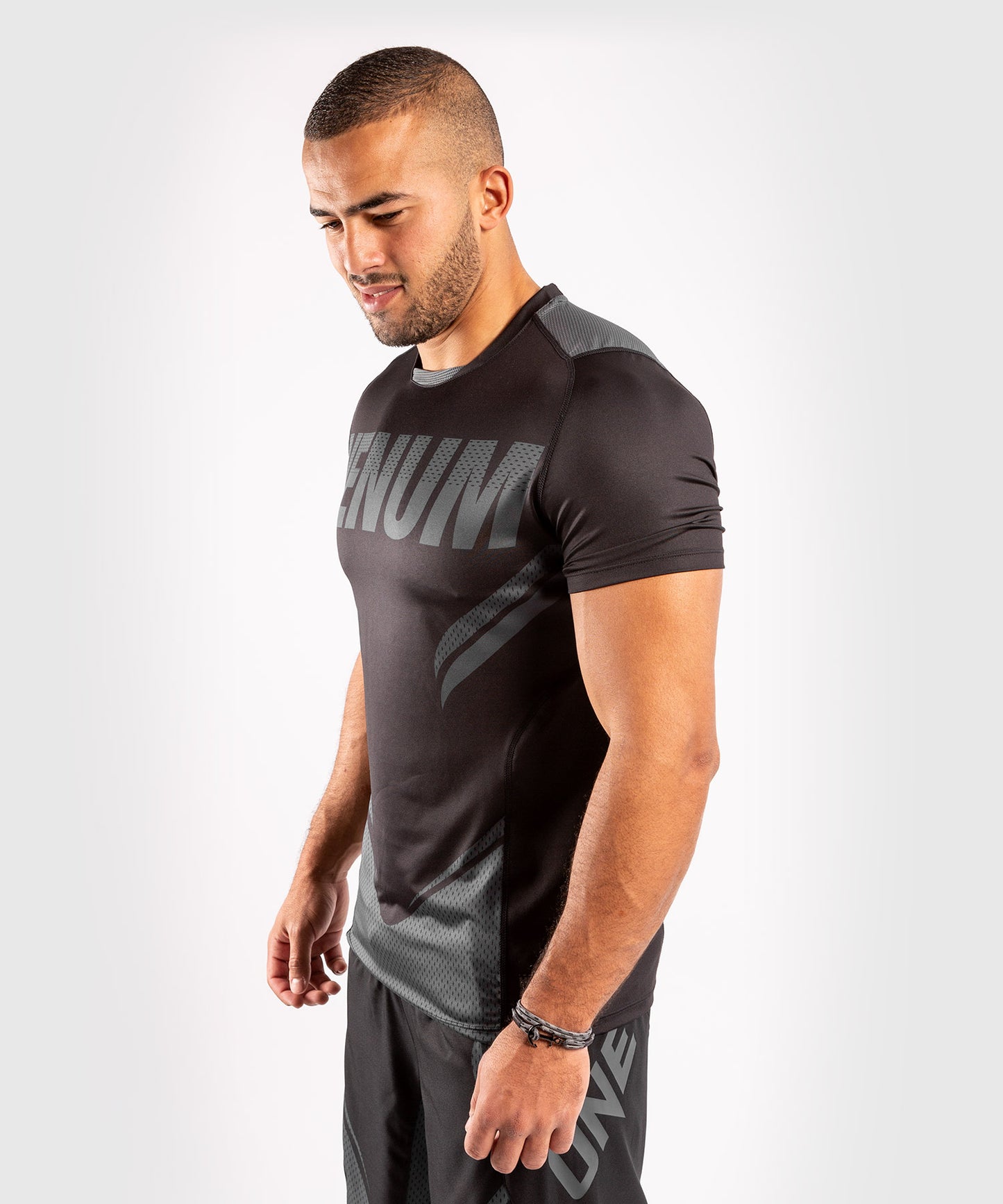 Venum ONE FC Impact Dry Tech T-Shirt - Black/Black