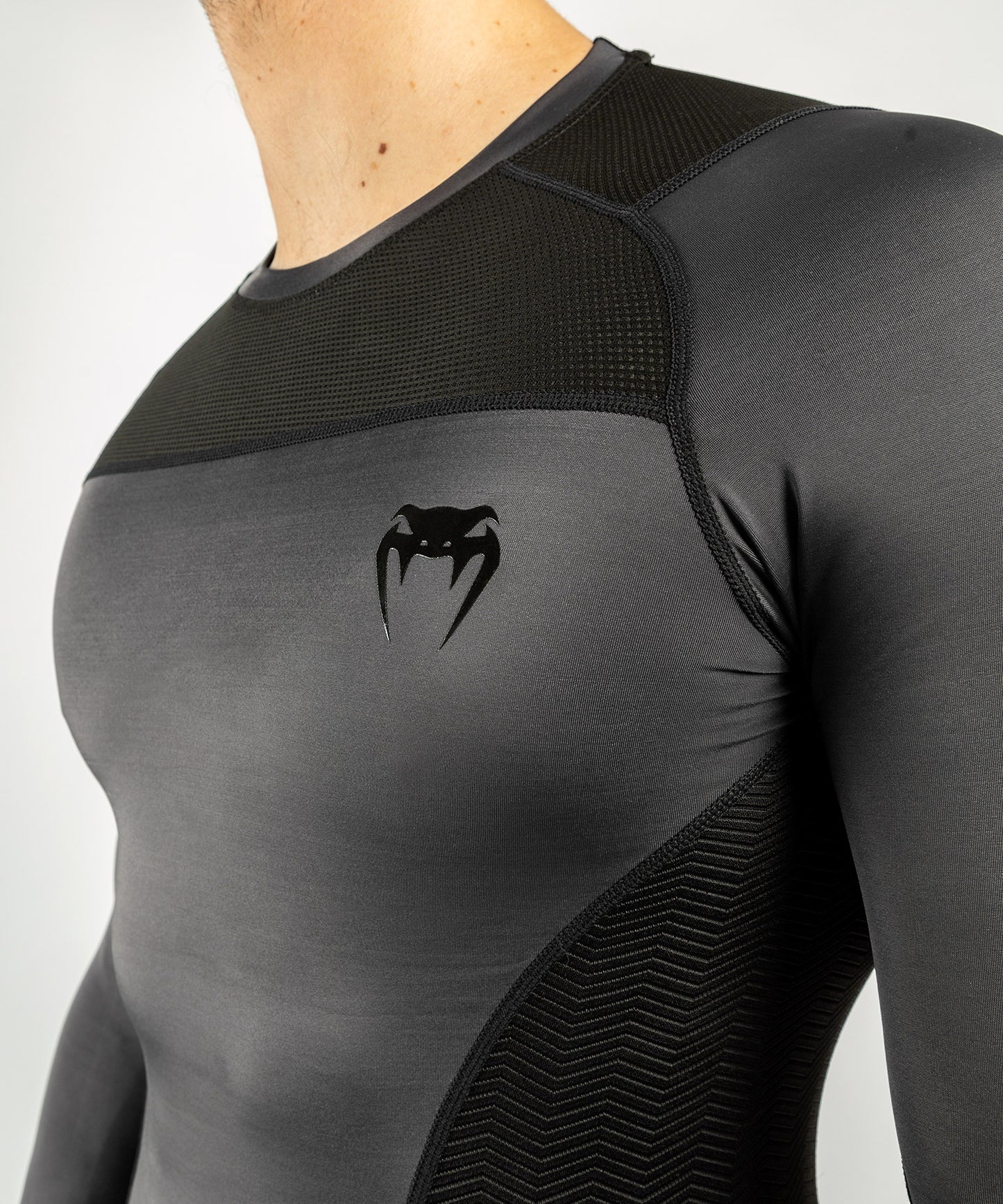 Venum G-Fit Rashguard - Long Sleeves - Grey/Black