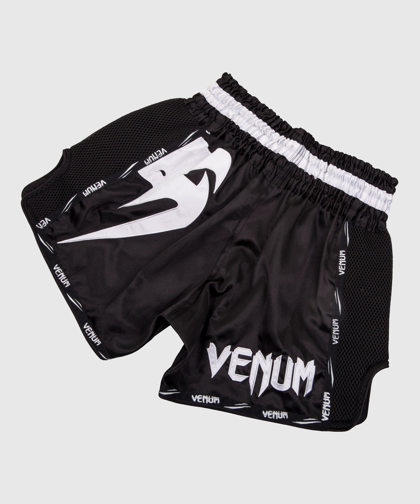 Venum Giant Muay Thai Shorts - Black/White