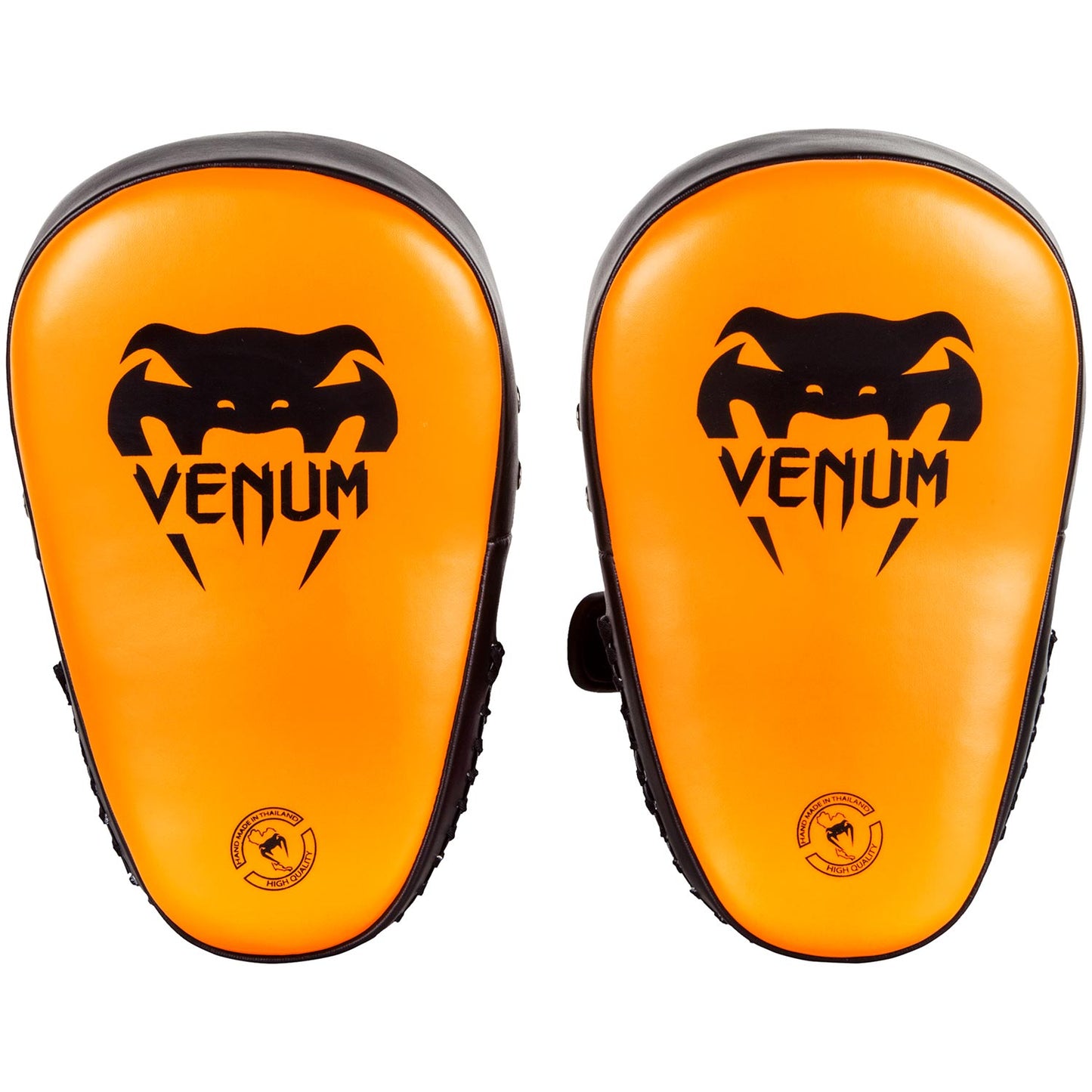 Venum Elite Small Kick Pads - Neo Orange