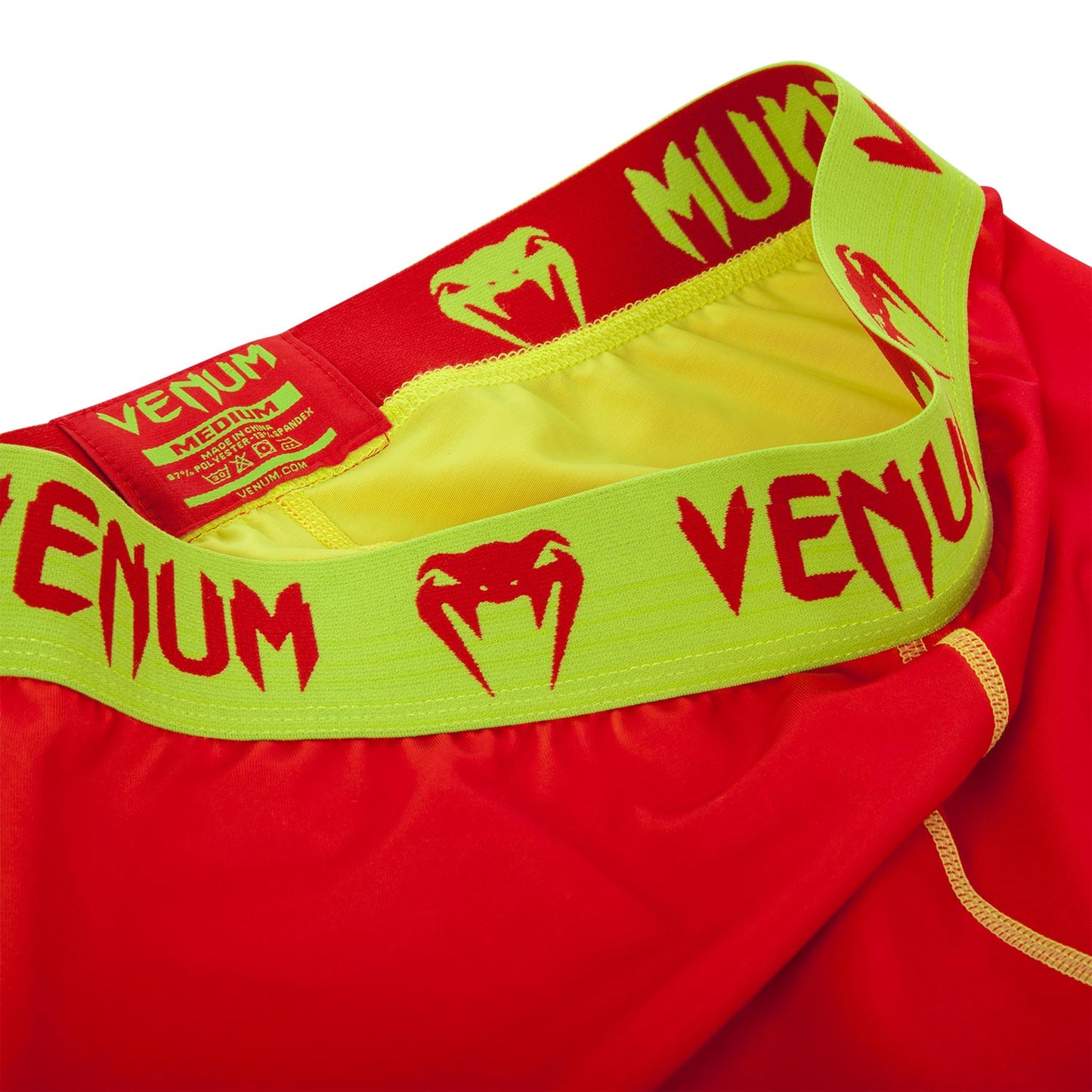 Venum Fusion Compression Tights - Orange/Yellow