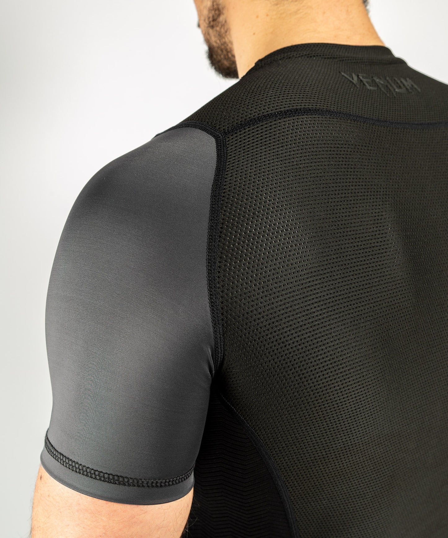 Venum G-Fit Rashguard - Short Sleeves - Grey/Black