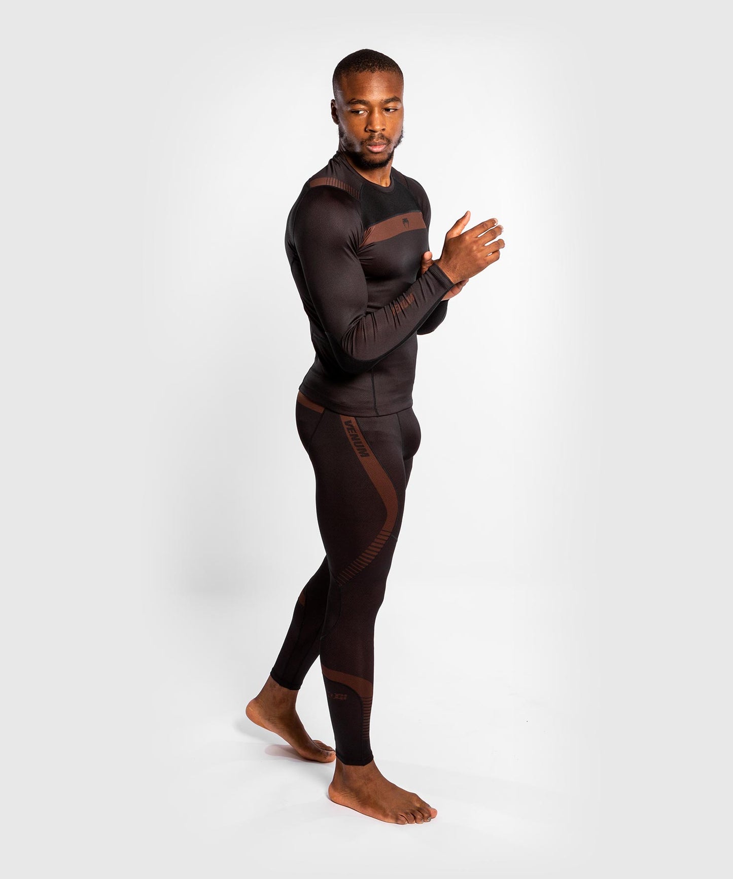Venum NoGi 3.0 Compression Tights - Black/Brown