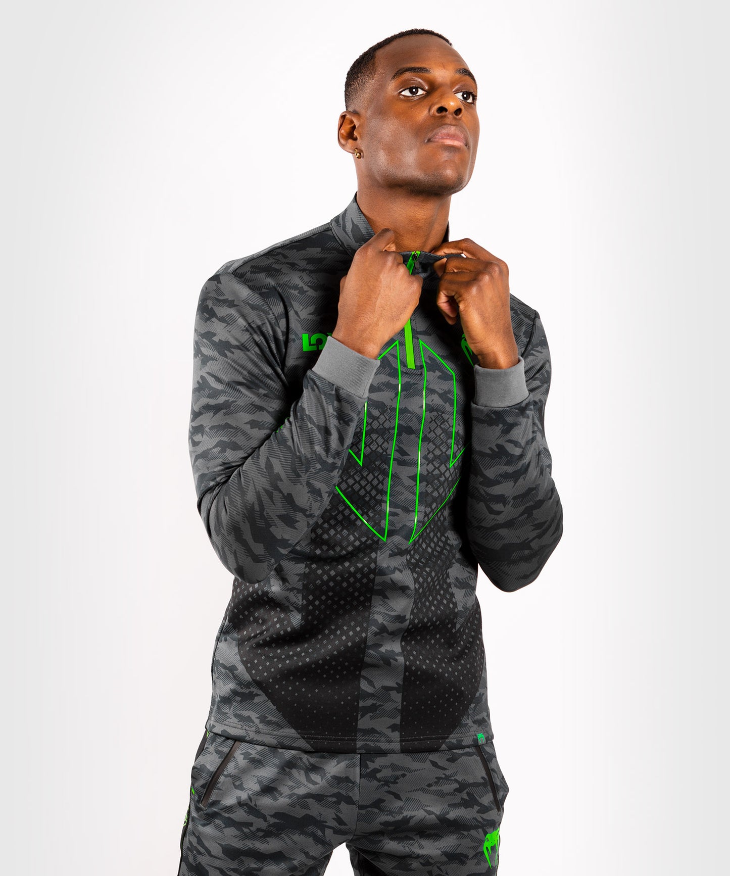 Venum Arrow Loma Signature Collection Collared Zip Sweatshirt - Camo