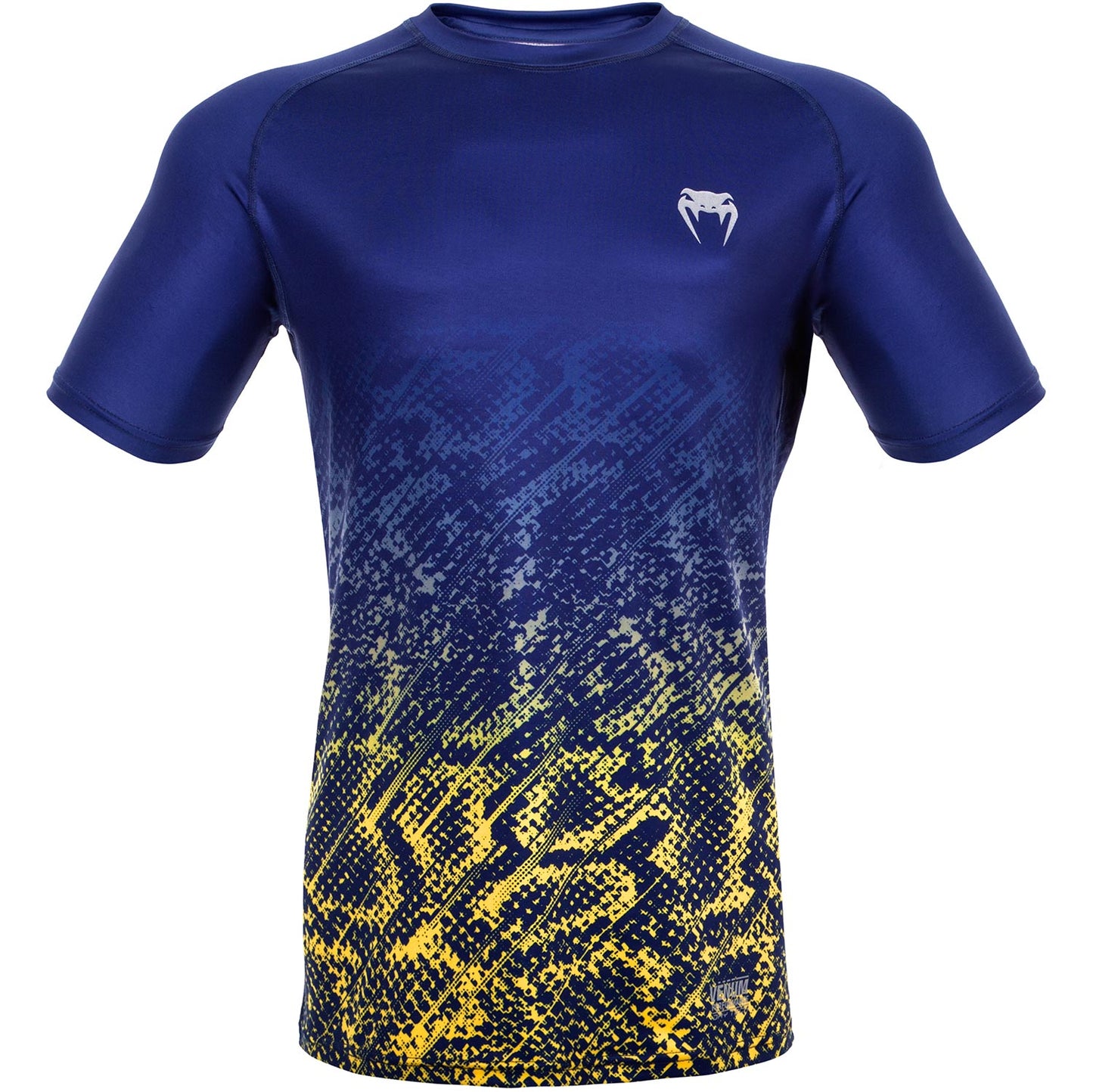 Venum Tropical Dry Tech T-Shirt - Blue/Yellow