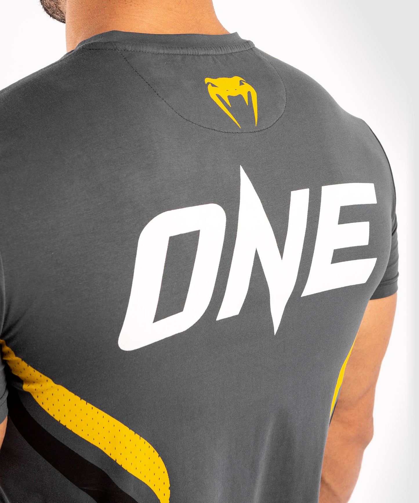 Venum ONE FC Impact T-shirt - Grey/Yellow