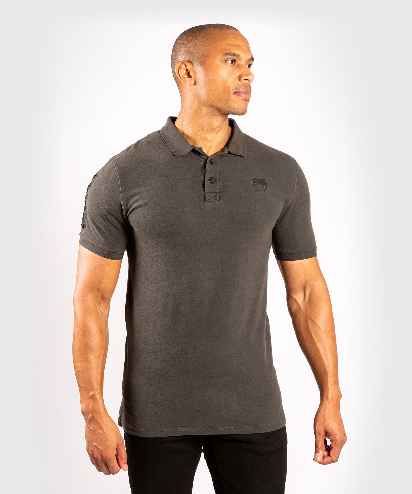 Venum Lions21 Polo - Grey/Black