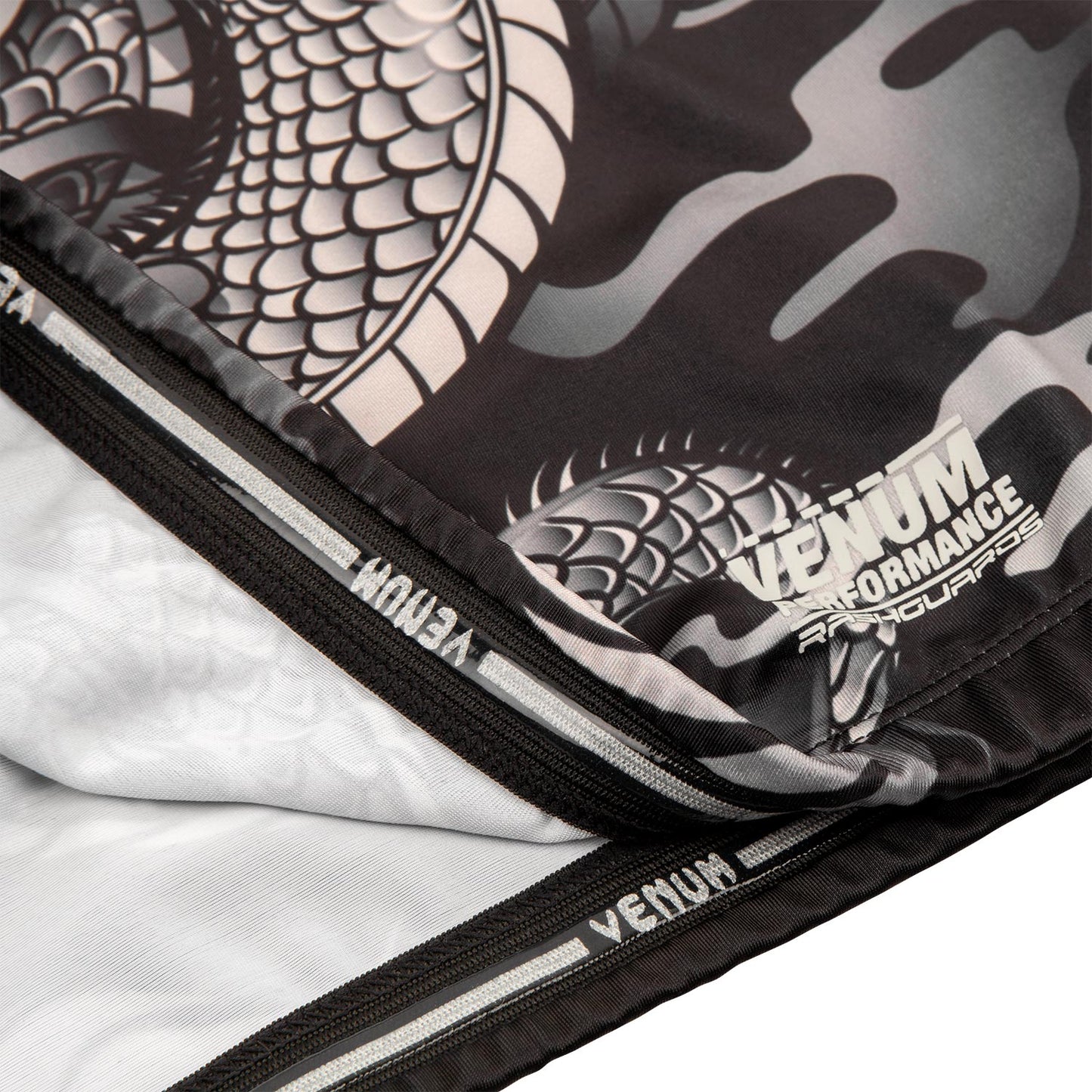 Venum Dragon's Flight Rashguard - Short Sleeves - Black/Sand