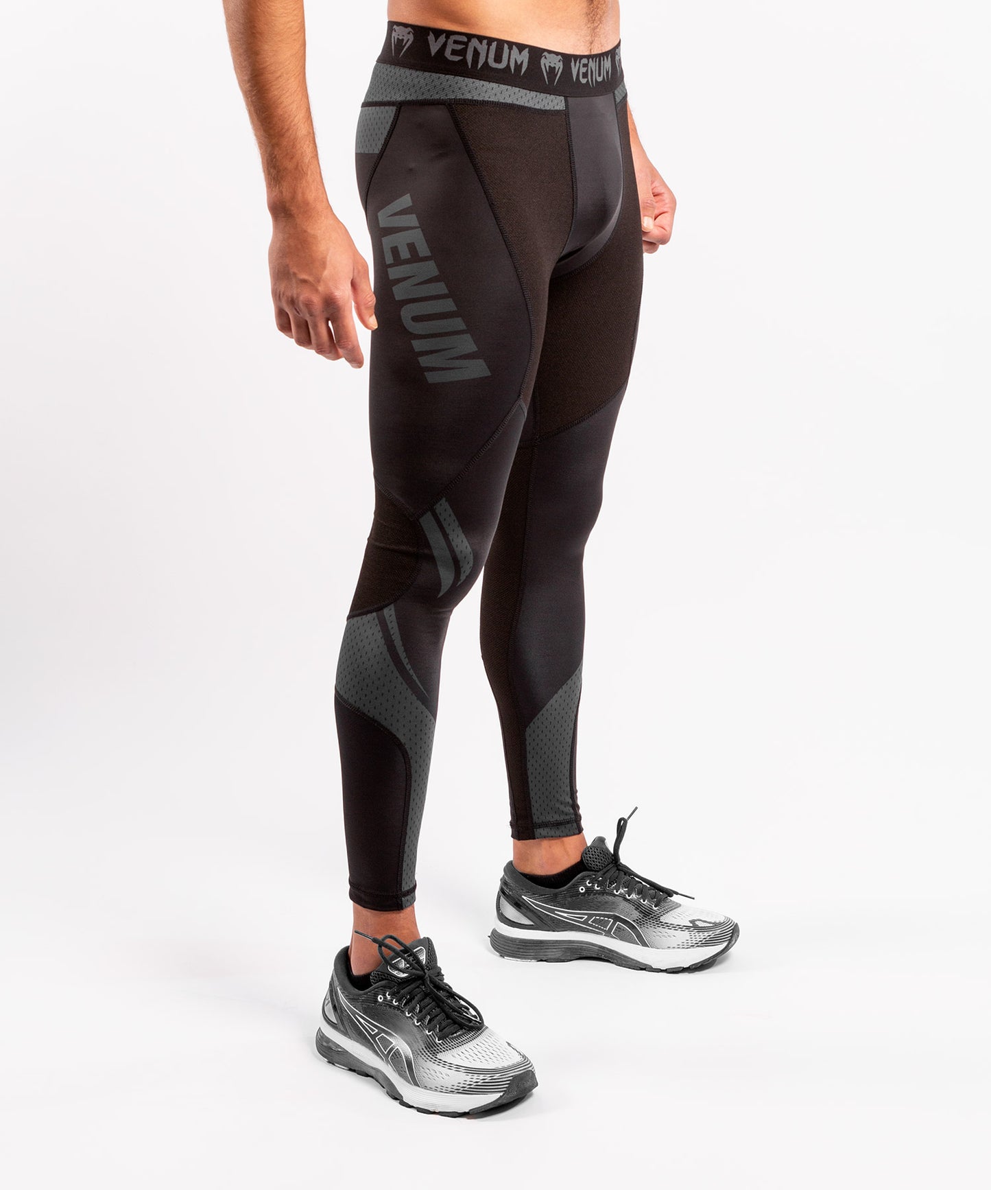 Venum ONE FC Impact Compression Tights - Black/Black