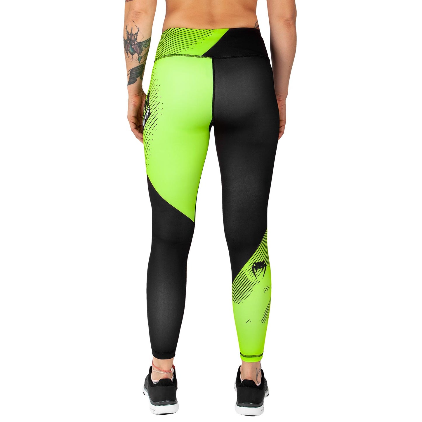 Venum Training Camp 2.0 Leggings - Black/Neo Yellow - For Women