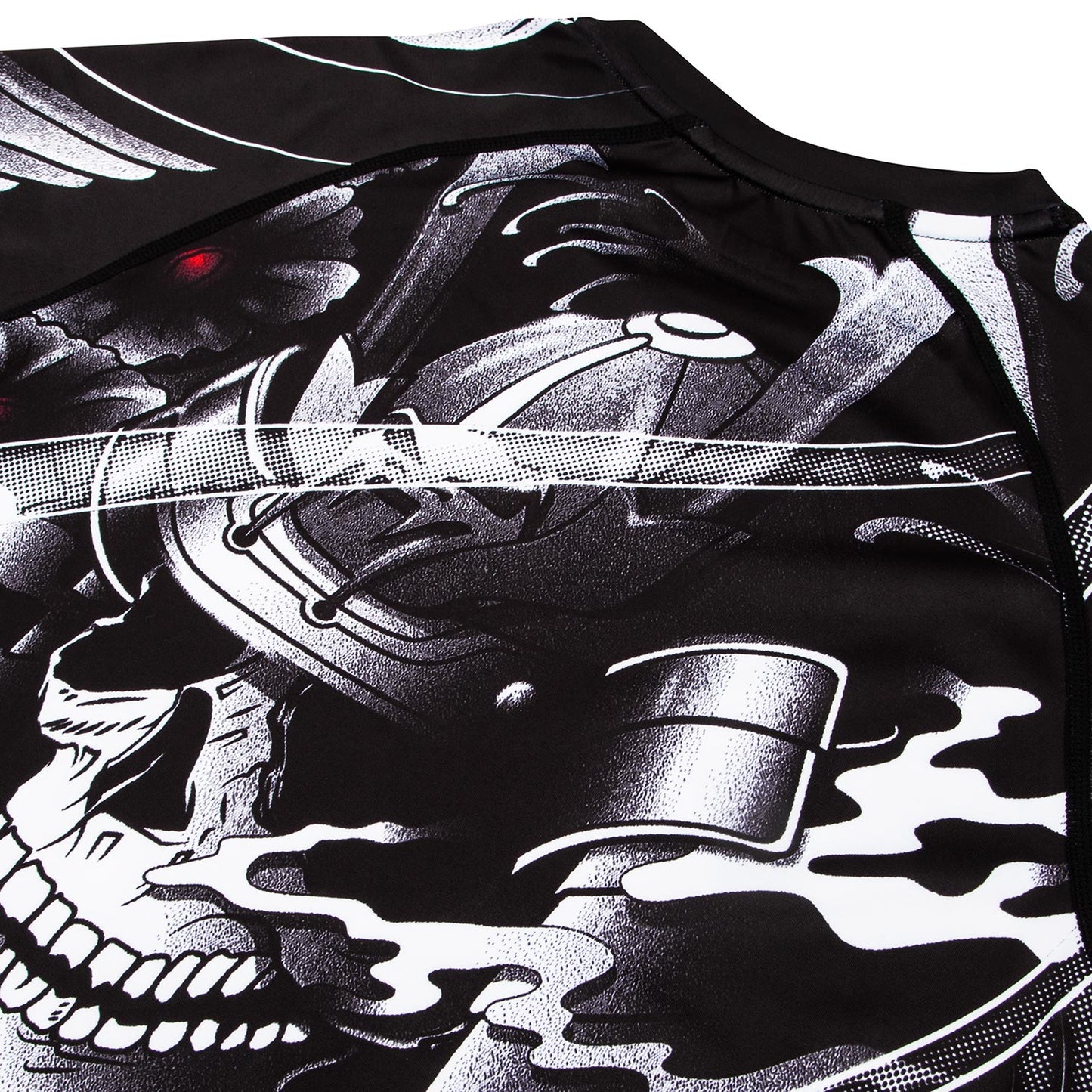 Venum Samurai Skull Rashguard - Short Sleeves - Black